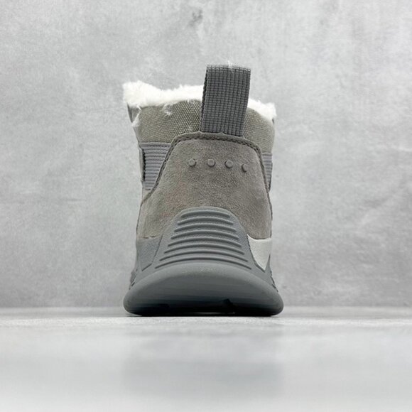 UGG Grey Shearling Work Boots - Picture 6 of 9